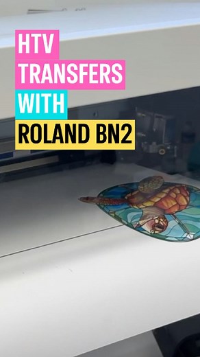 1.8K views · 12 comments | Make HTV transfers with your Roland BN2 殺朗 Comment WATCH and I will send you the full tutorial! #rolandbn20 #htvtransfers #tshirttransfers | Silhouette School with Melissa Viscount | Facebook