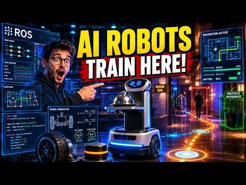 Build & Simulate AI Robots in Gazebo 🤖 ROS, SLAM & Robot Navigation Explained 🚀 #AI