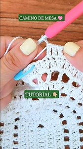 🩷 TABLE RUNNER #crochet #knitting #pattern #tutorial #knitting #therapy #crochê #örgü