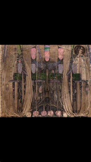 An Art Reel: Charles Rennie Mackintosh. Charles Rennie Mackintosh (1868-1928) was a Scottish architect, designer, water colorist and artist. He painted in the Symbolism, Arts and Crafts, Art Nouveau and Glasgow Styles. His work, alongside that of his wife Margaret Macdonald, was influential on European design movements such as Art Nouveau and Secessionism. Among his notable works are the Glasgow School of Art, The Willow Tearooms, and Hill House. Reel created by Elizabeth for Poetry, Tea and Me.