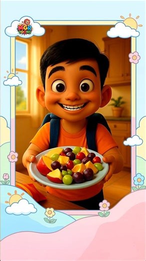 Colourful Fruits Cartoon Video #cartoon #animation #kidscartoon