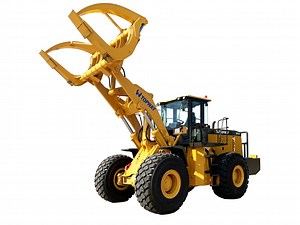 [Hot Item] High Quality 12ton Log Wheel Loader with Log Grab for Timber