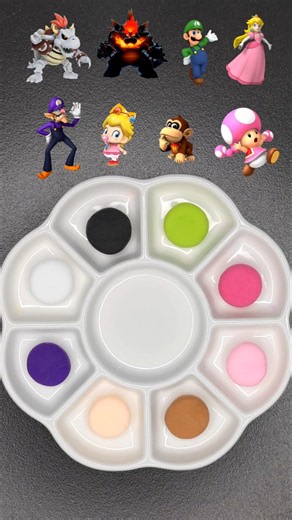The Super Mario Galaxy mix. Color mixing. Paint mixing