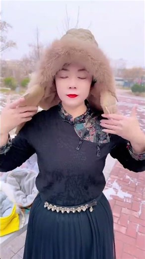 Recommended essential fleece and thickened warm hat when going out#4