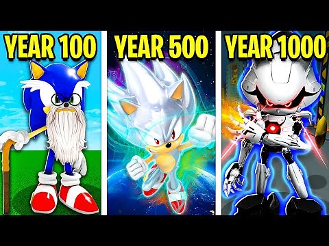 1000 YEARS As SONIC! (Roblox)