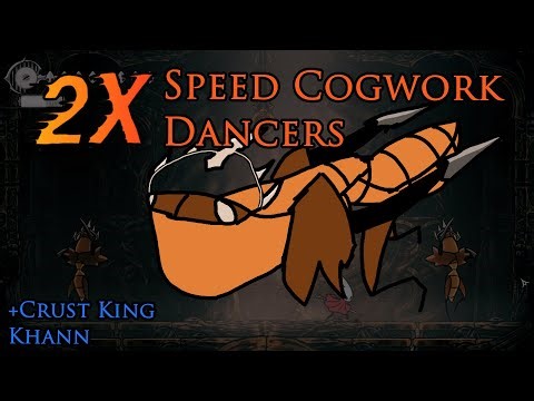 [Silksong] Double Speed Cogwork Dancers + Crust King Khann, No Spells, No Red Tools.