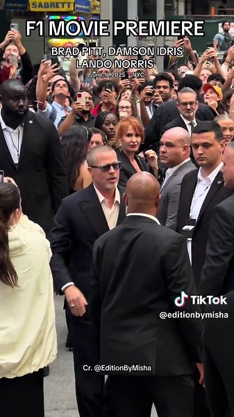 F1 Movie Premiere in NYC with Brad Pitt & Damson Idris