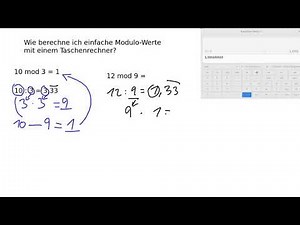 Q&D: Moduloberechnung mit dem Taschenrechner