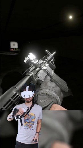 VR Shooting Range Gameplay with Gunstock on Meta Quest 3s #vrgunstock #wieldvr #metaquest3 #h3vr