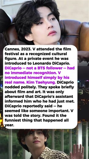 V Met Leonardo DiCaprio. He Didn't Know Who He Was.