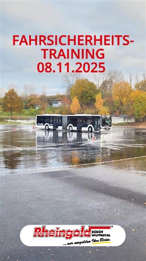 🚍 Mut. Präzision. Kontrolle. 💪 💛 Wenn Sicherheit zur Leidenschaft wird. Am 08.11.2025 fand unser erstes Fahrsicherheitstraining der Saison im ADAC Fahrsicherheitszentrum Grevenbroich statt. Zehn motivierte Fahrerinnen und Fahrer, sechs verschiedene Busse und ein gemeinsames Ziel: noch besser werden. Auf 120.000 Quadratmetern haben wir gebremst, ausgewichen, reagiert und viel gelernt. Ob Nässe, Schnee oder Eis. Wir behalten die Kontrolle. ❄️💦 🎥 Im Reel siehst du, was uns antreibt: Leidenscha