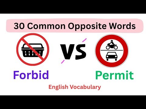 30 Common Opposite Words | Antonyms in English | Vocabulary with Sentences