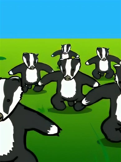 Upscaled Badgers by TheWeebl #creatorsearchinsights #newgrounds #animation #oldmemes #mememusic
