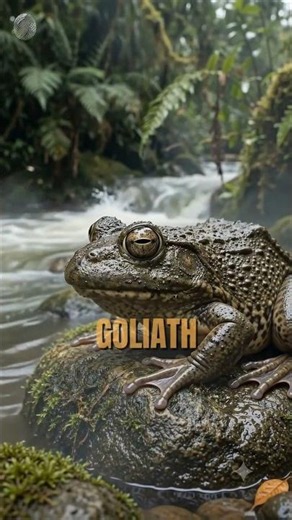 Goliath frog - The Biggest Frog in the world
