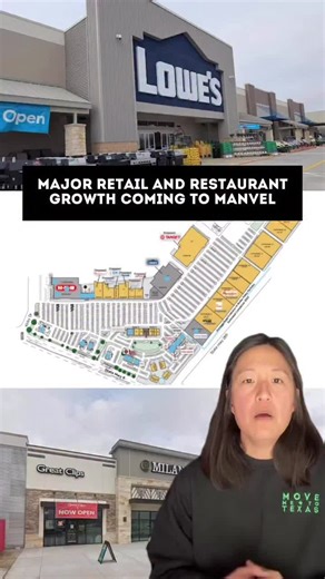 Manvel Town Center just landed a major new anchor — and more could be on the way. A new Lowe’s is now open, with In-N-Out and Portillo’s in lease talks at the growing retail hub. Save this and comment which restaurant you’re hoping joins next. 👉 Follow for more Houston news & development updates like these! #houstonunlocked