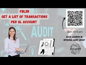 SAP TCODES FBL3N | List of transactions per GL account