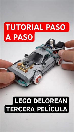 😎 Pues ya tenemos el tutorial para hacer el Delorean de Lego como el de la tercera película #lego