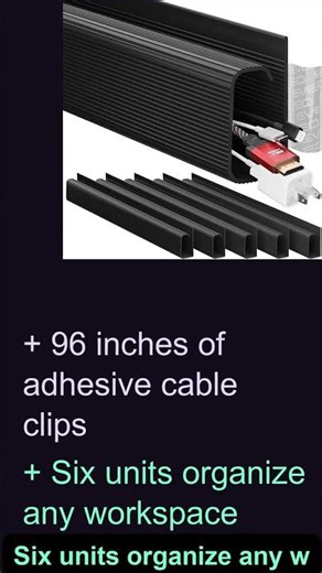 cable management clips under desk organizer kit