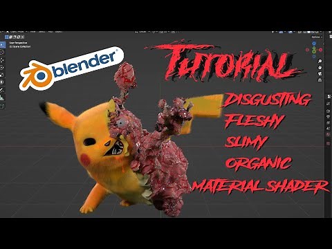 Blender Tutorial - Organic Fleshy Veiny Material