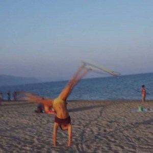 6.8K views · 94 reactions | Made up a new trick on the beach today! Instagram: @skyflowartist | Sky Flow Artist | Facebook