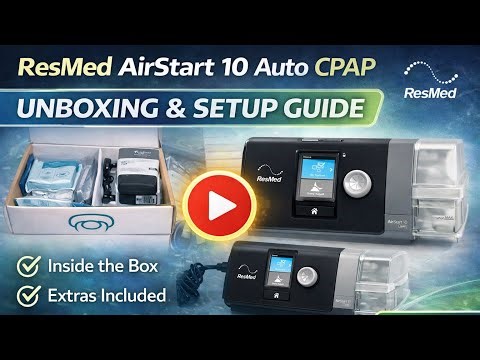 ResMed AirStart 10 Auto CPAP | Unboxing, Setup & Full Guide (Bangla), #cpaptherapy #cpapmachine