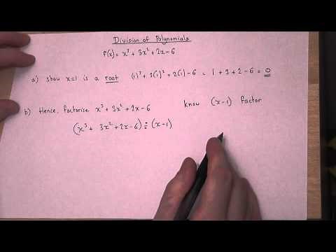 Factor Theorem : Factorising Cubics using a given root