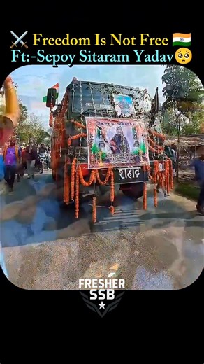 ⚔️ Freedom Is Not Free 🇮🇳 Ft:-Sepoy Sitaram Yadav🥺#army#tribute#whatsappstatus#armylover