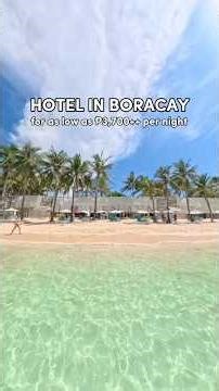 Beachfront hotel in Boracay na binabalik-balikan talaga namin 🏝️ | We The TZN