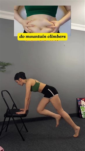 4 Home Moves to Lose Belly Fat, Slim Love Handles, and Sculpt Abs!#exercise #abs #sports #FitnessTips