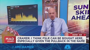 Jim Cramer reviews his top picks in the solar energy space