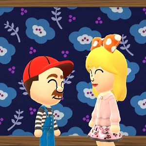 Mario and Peach's big moment? (Miitomo animation) #mario #miitomo