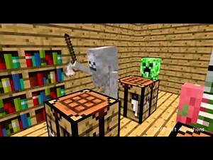 マインクラフトアニメーション‼︎(モンスタースクール)