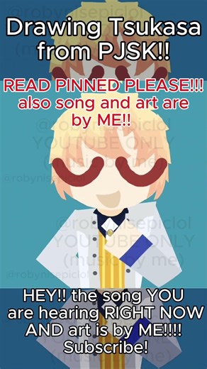 Drawing Tsukasa from PJSK!! #viral #art #artist #music