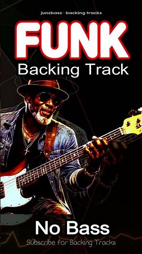 ✭ Funk ✭ Backing Track for Bass, No Bass Jam Track #backingtrack
