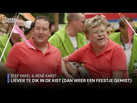 Stef Ekkel & René Karst - Liever Te Dik In De Kist (Officiële Videoclip)
