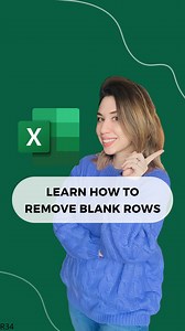 1.4M views · 10K reactions | "✅ Learn how to Remove Blank Rows in Microsoft Excel  Save time with my tips! Ask me questions in comments ❤️ ‍六‍ Follow for more excel tricks.  Don’t forget to save and share #excel #exceltutorial #spreadsheets #howto #finance" | Farizat Tabora | Facebook