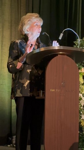 Kwame Charitable Foundation’s Inaugural Betty & Jack Thompson Lifetime Achiever Honoree Kathy Osborn reminisces poignantly about the Thompsons before presenting the award to this year’s honoree St. Louis American Publisher Donald M. Suggs on Fri., Nov. 7, 2025.🗞️🏫🏆🔥 📸Dawn Suggs | St. Louis American #BettyAndJackThompson #BlackExcellence #SupportBlackStudents #HBCUs #STLLocalNews #stlamerican | St. Louis American