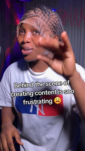 behind the scene of creating content ✨️ Braided wigs French curls