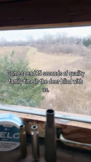 1.1K views · 238 reactions | Just trying to get a video of our set up but we cant take things seriously around here. Fun family time? Kind of. Also- do all men shit their pants the entire time they hunt? Because growing up with all brothers and now married and have a son, it’s still true.  | Just North of Town | Facebook