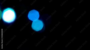 Abstract christmas background with flashing lights, bokeh