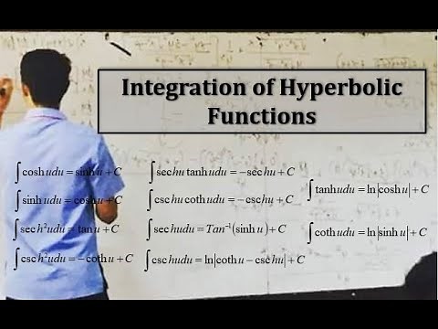 Integration of Hyperbolic Functions