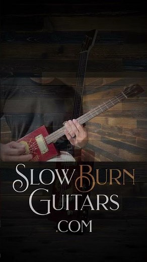 Leather Rose, 3 String Cigar Box Guitar Demo #cigarboxguitar #cbg #cbgguitars