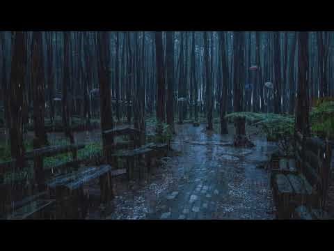 Gentle Night Rain 🌙 | Deep Sleep Rain Sounds, Stress Relief & Cozy Ambience