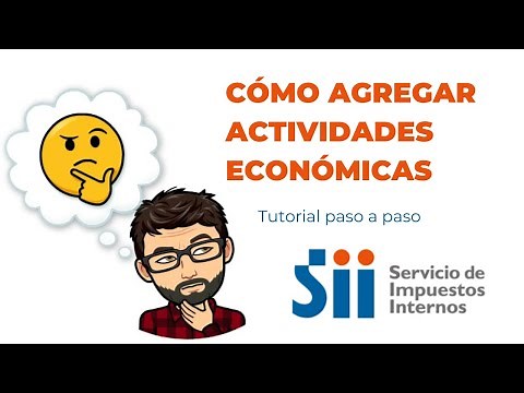 Cómo agregar actividades económicas en SII