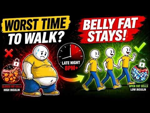 The WORST Time to Walk for Belly Fat Loss — You're Doing This Daily | Easy Fat Loss