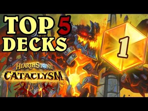 The Top 5 BEST DECKS from CATACLYSM... A COMPLETE META BREAKDOWN... 27 FUN DECKS TO TRY!!!