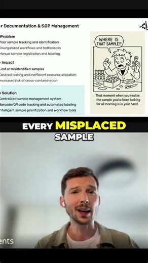 Poor Sample Management: A Quality System Jenga #shorts