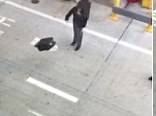 Baggage handlers caught throwing passengers bags
