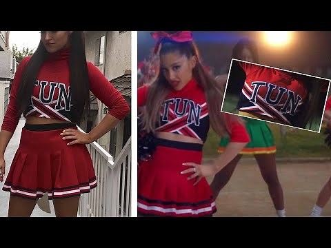 how to create a cheer uniform like Ariana's from thank u, next