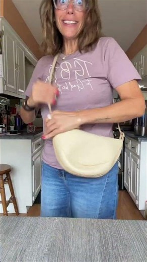 Brand new crossbody purse that is genuine leather that you can get right here on TikTok!!